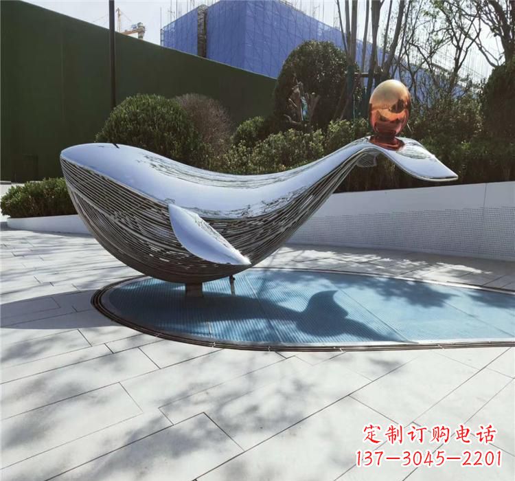 重庆不锈钢海豚雕塑艺术与科技的完美结合
