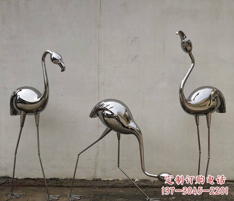重庆不锈钢锻造火烈鸟雕塑