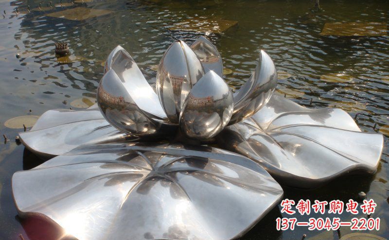 重庆不锈钢锻造莲花雕塑