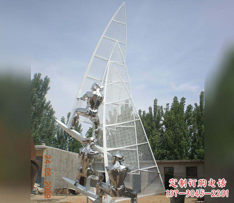 重庆不锈钢帆船给公园带来美丽的景致