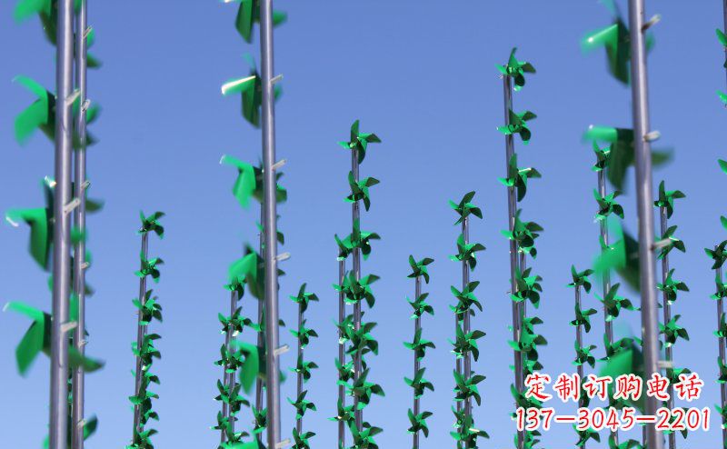重庆不锈钢风车雕塑灵动而又精致