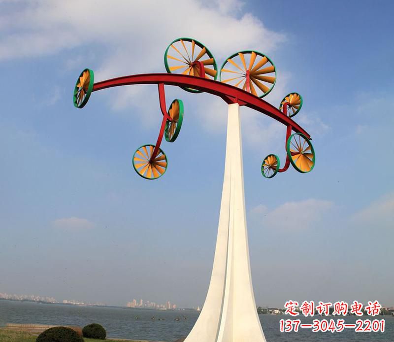 重庆不锈钢风车雕塑艺术美学的完美结合