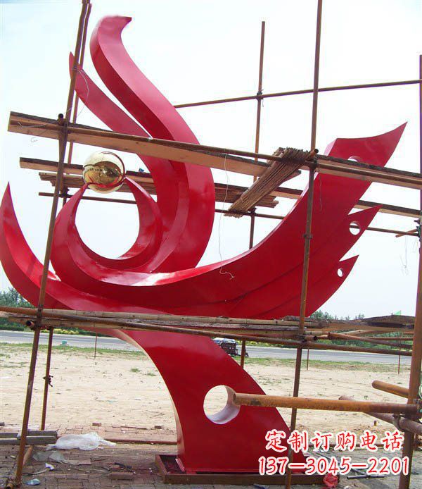 重庆凤凰展翅高飞——不锈钢凤凰明珠广场景观雕塑