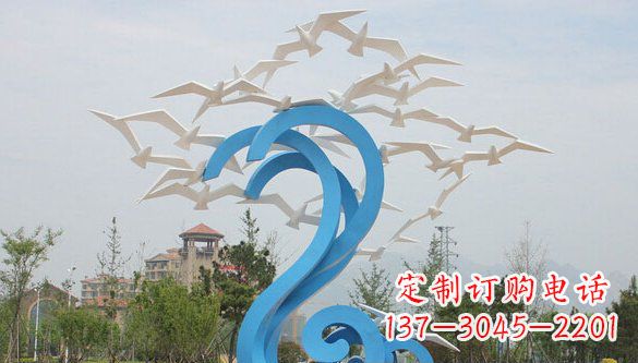重庆鸽子雕塑不锈钢的象征