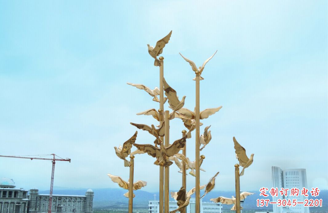 重庆鸽子雕塑,传承着美好的历史