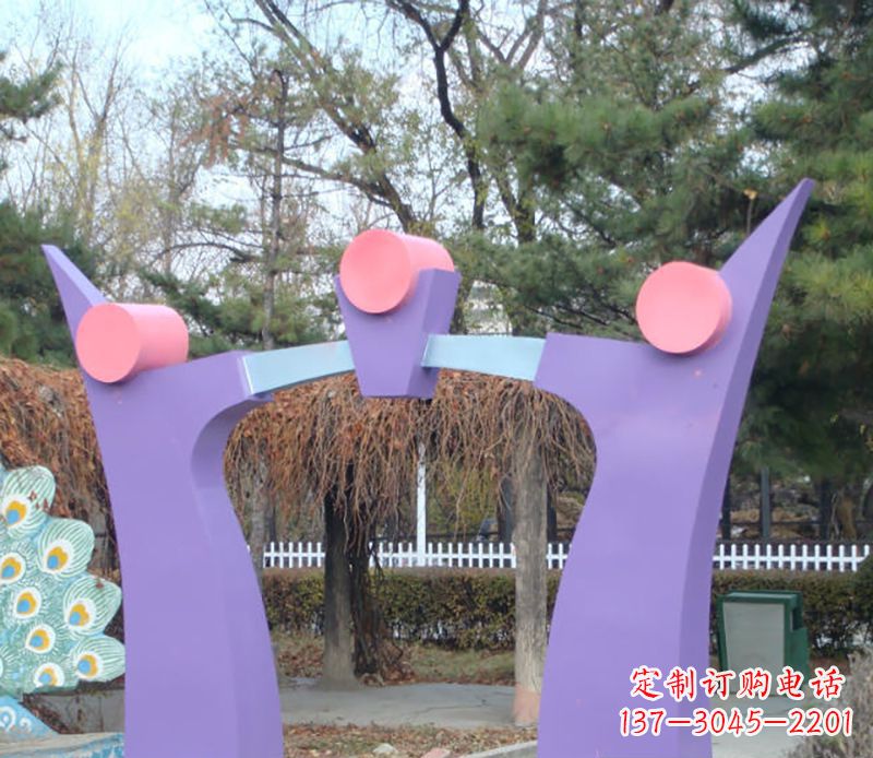 重庆不锈钢拱门雕塑精美艺术品