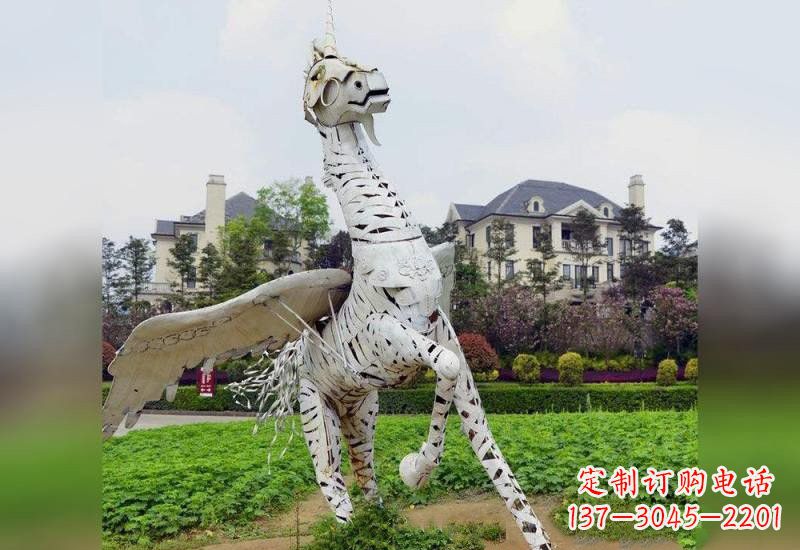 重庆不锈钢独角兽雕塑