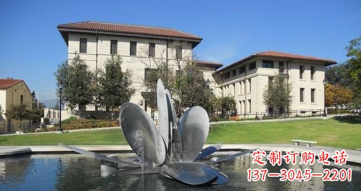 重庆不锈钢喷泉雕塑——美的象征