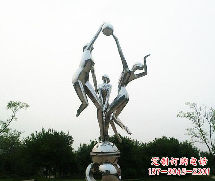 重庆排球女孩雕塑