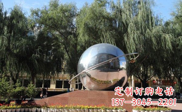 重庆不锈钢地球雕塑——缅怀美好家园