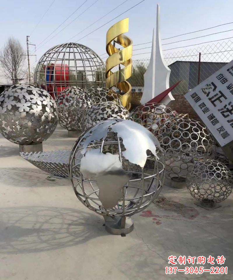 重庆不锈钢地球雕塑融合艺术与自然的完美结合