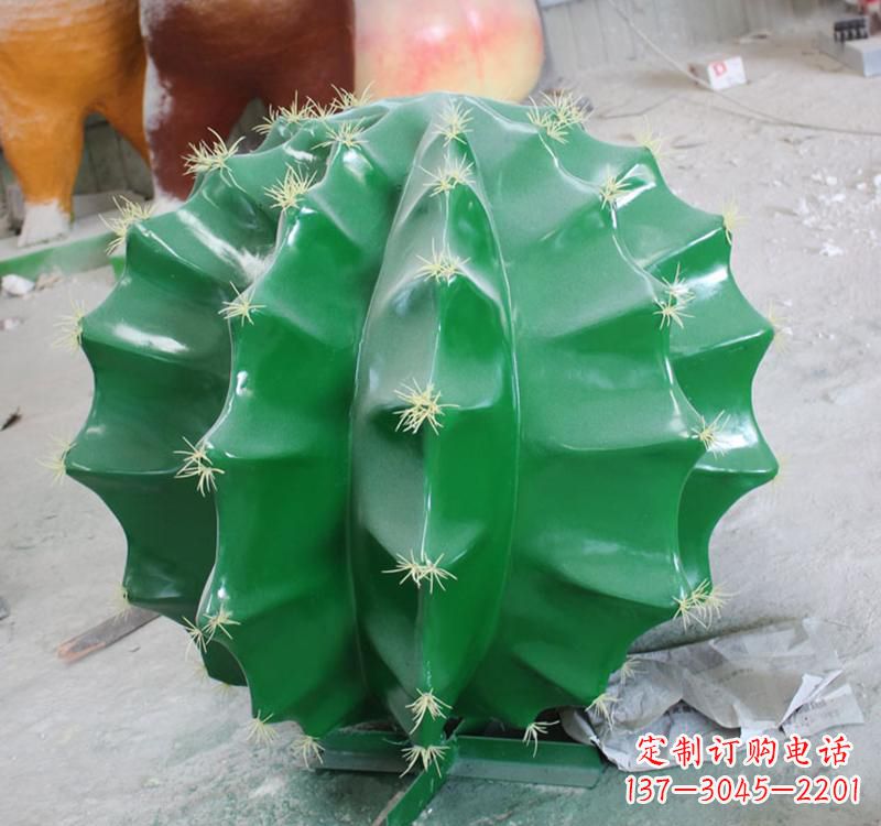 重庆不锈钢仙人掌雕塑给公园景观增添灵动之美
