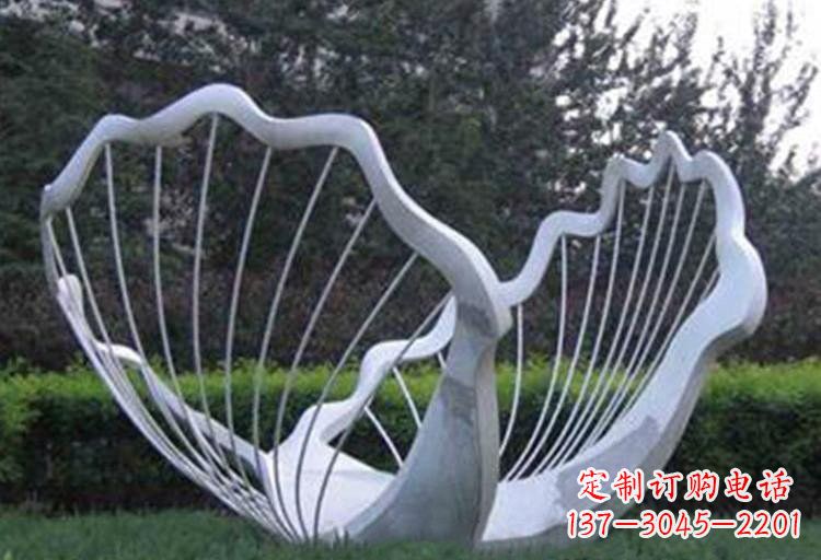 重庆不锈钢公园的镂空贝壳雕塑