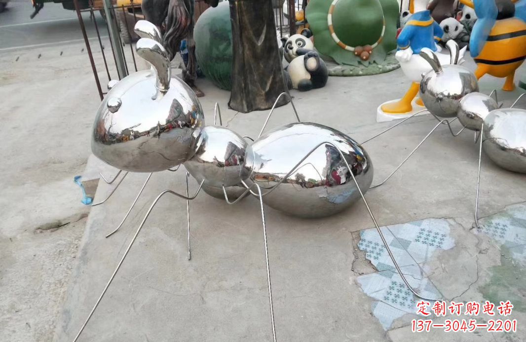 重庆精致雕塑——不锈钢蚂蚁