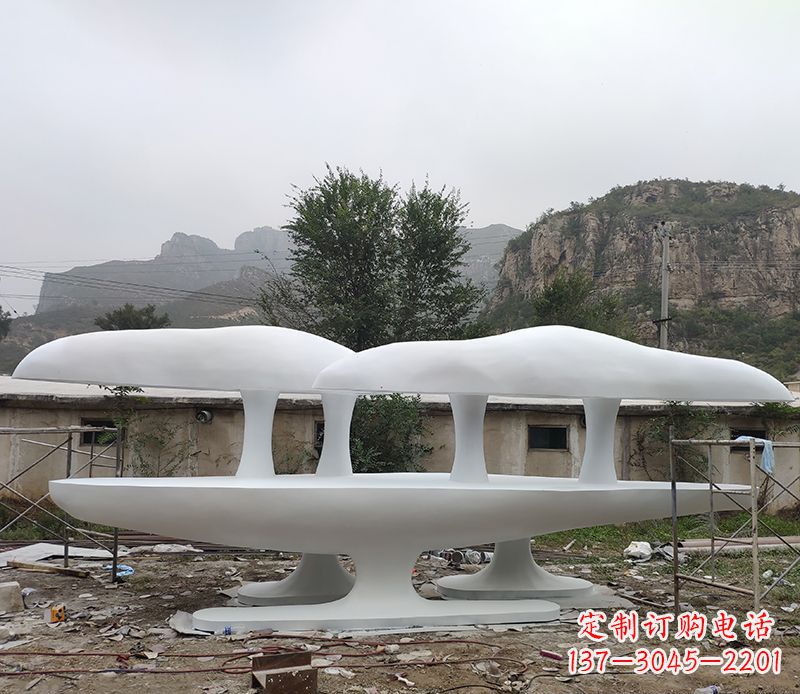 重庆不锈钢蘑菇雕塑美丽的景观装置