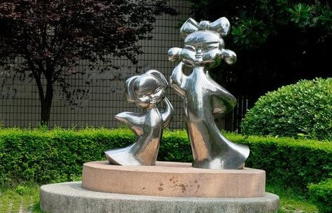 重庆不锈钢古代儿童雕塑让每个孩子都有一个家