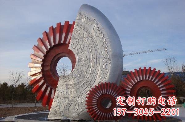 重庆不锈钢齿轮雕塑精致而精美