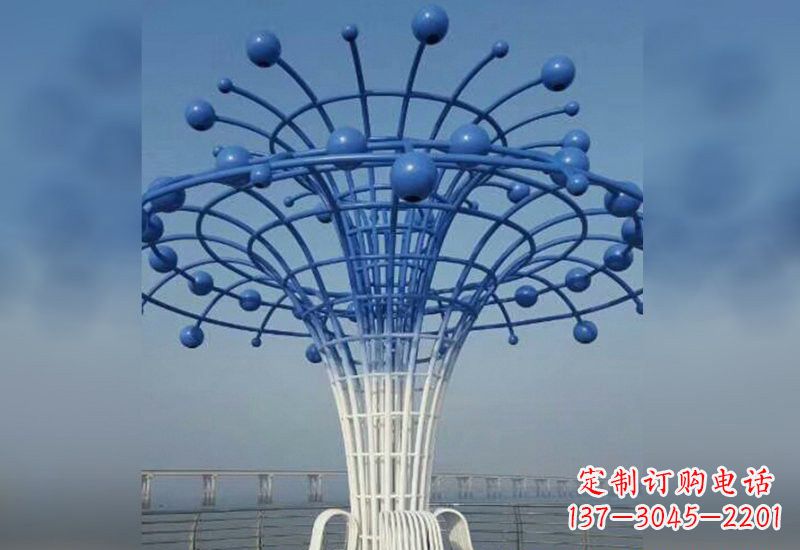 重庆不锈钢广场抽象喷泉雕塑