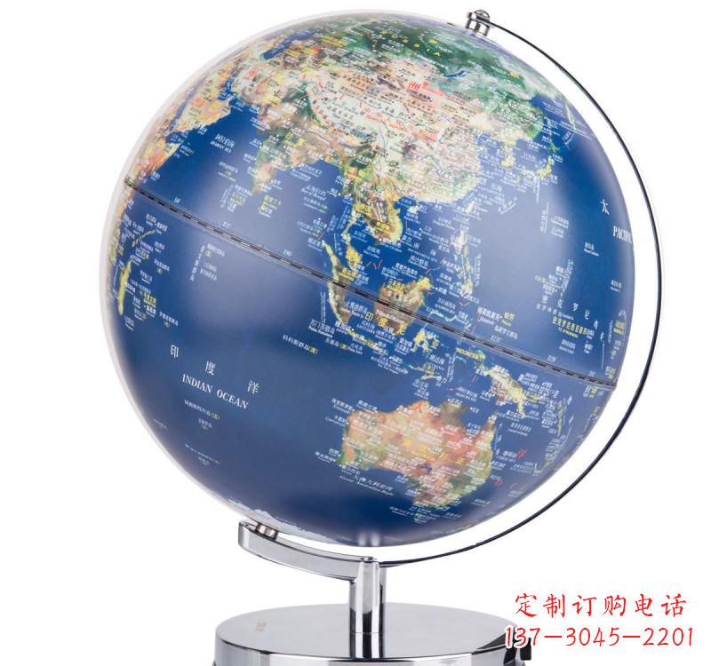 重庆不锈钢地球仪雕塑精美的艺术品