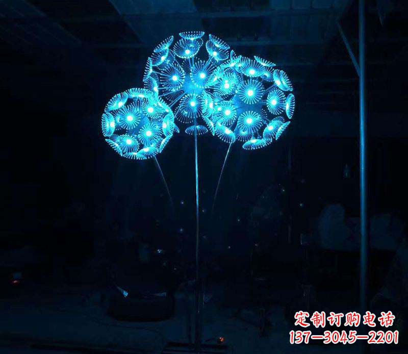 重庆不锈钢蒲公英雕塑——象征着美丽的自由