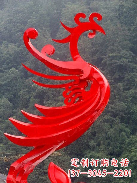 重庆不锈钢凤凰雕塑一次精美的艺术体验