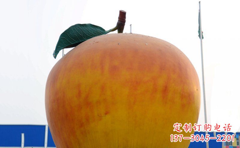重庆不锈钢苹果雕塑浓缩艺术精髓
