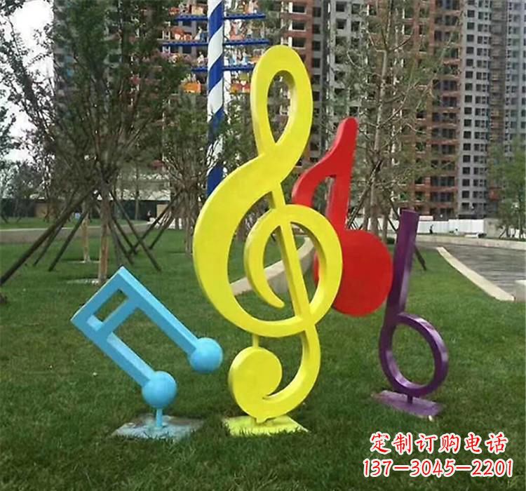 重庆不锈钢音符雕塑音乐的流动之美