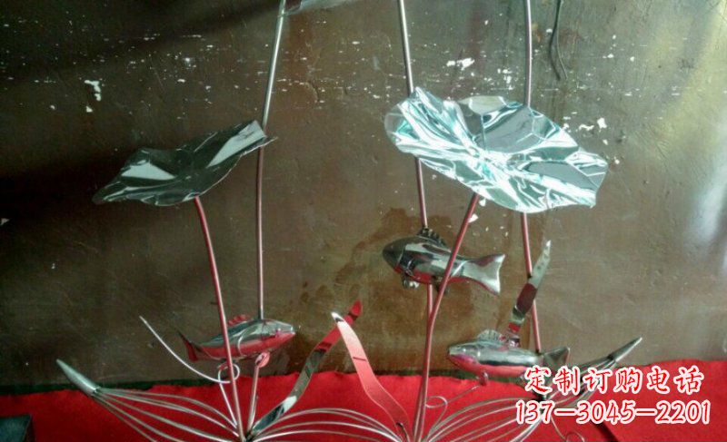 重庆不锈钢荷花雕塑
