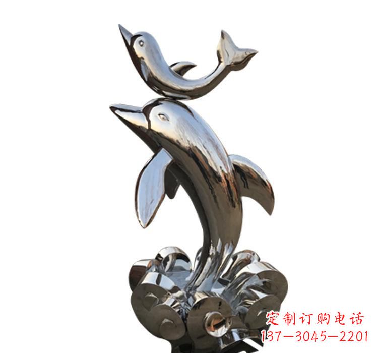 重庆海豚雕塑艺术与自然的完美结合