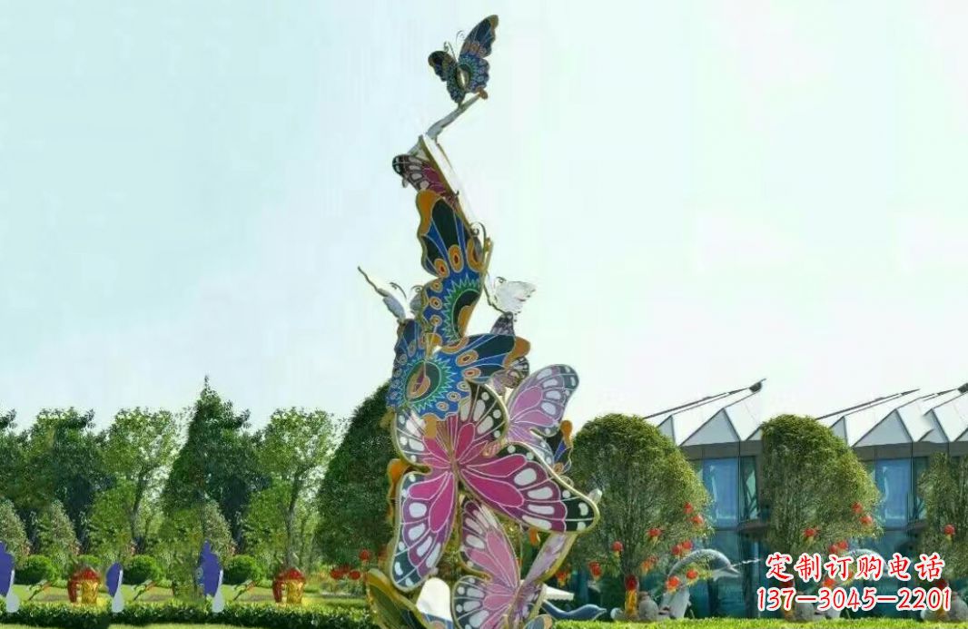 重庆不锈钢蝴蝶美丽的雕塑之美