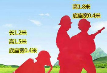重庆表彰消防英雄——不锈钢消防员人物雕塑