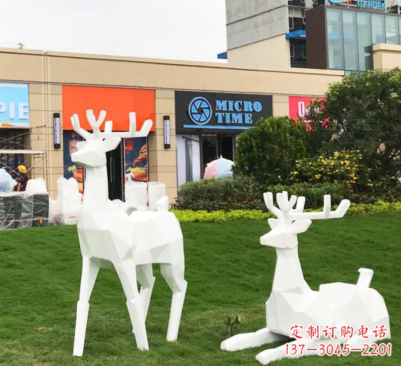 重庆不锈钢小鹿雕塑艺术之美
