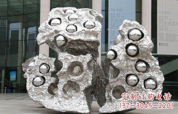 重庆不锈钢莲蓬雕塑——传承古老文化的艺术瑰宝