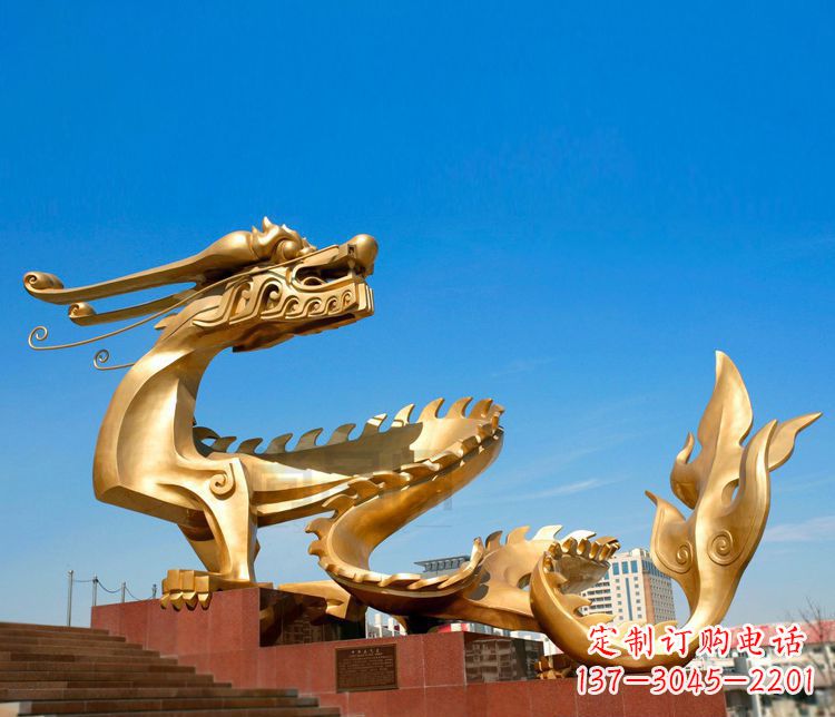 重庆不锈钢金龙——雕塑之美