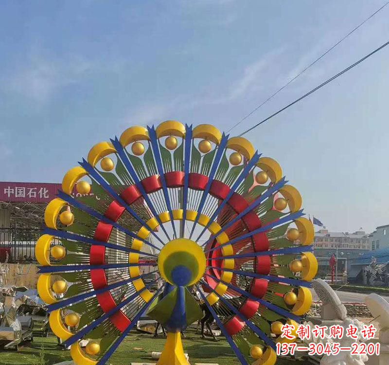 重庆不锈钢孔雀雕塑艺术的精美表达