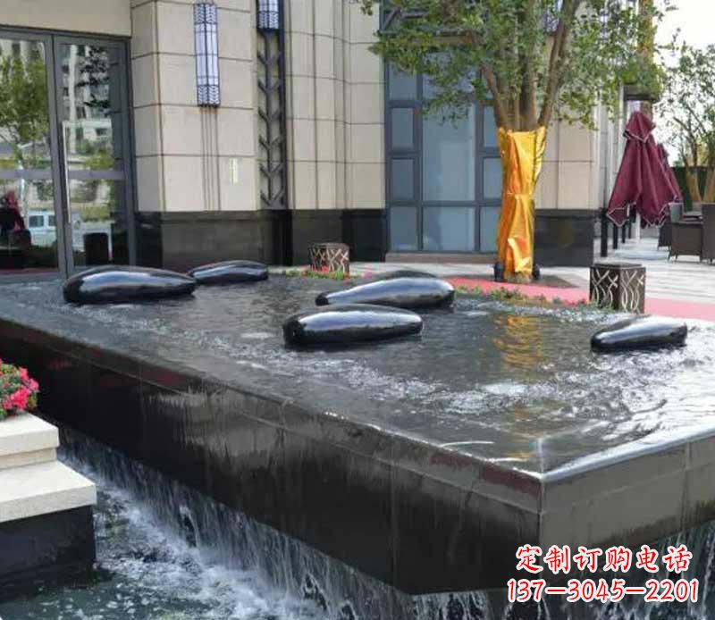 重庆不锈钢景观异形水滴雕塑