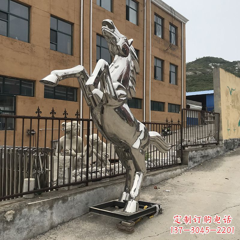 重庆不锈钢马雕塑精美绝伦