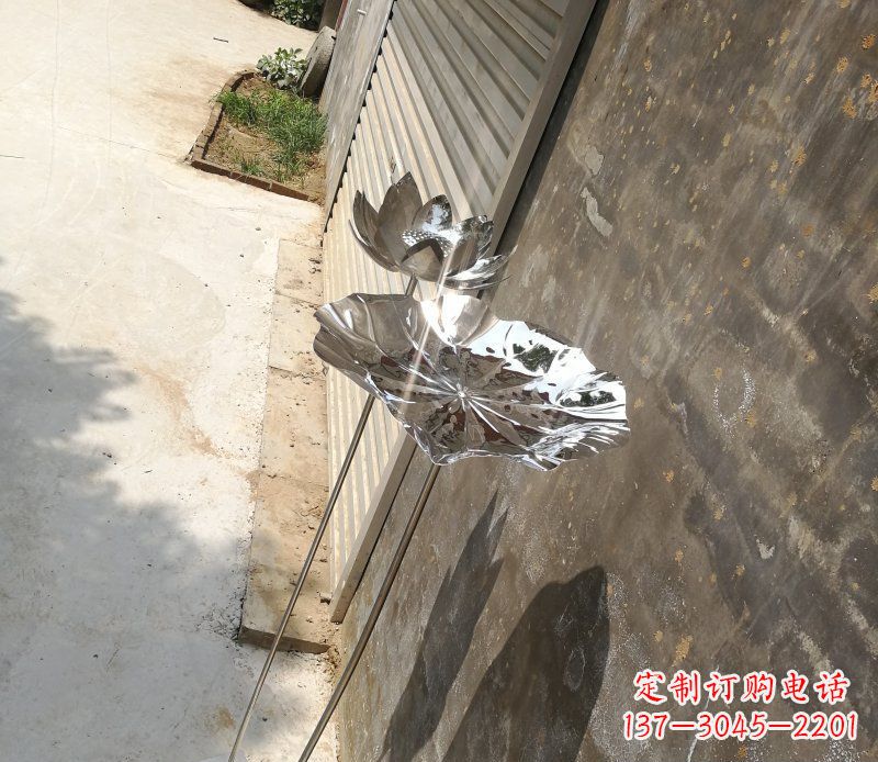重庆不锈钢荷叶雕塑精美的艺术瑰宝