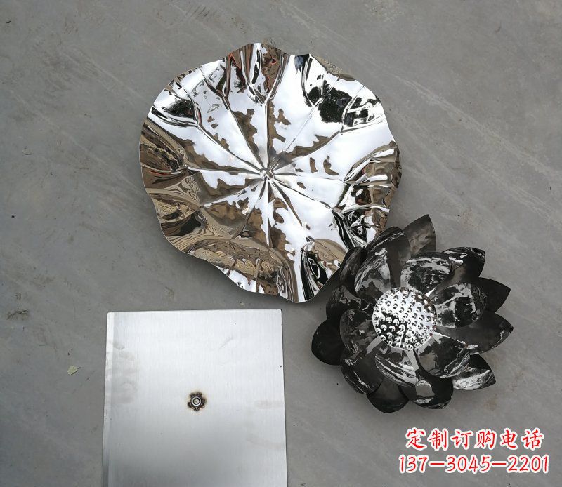 重庆不锈钢荷叶公园景观雕塑