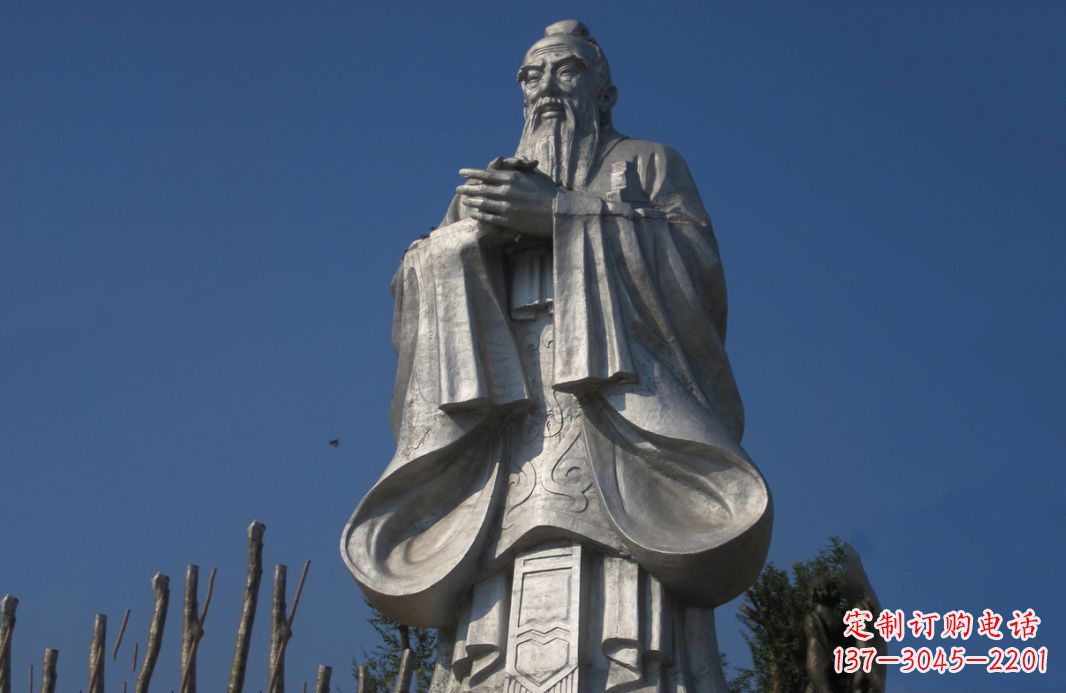 重庆不锈钢孔子人物雕塑——传承中华文化的精神象征