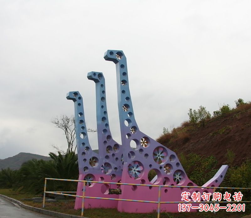 重庆不锈钢恐龙雕塑精致的古代艺术