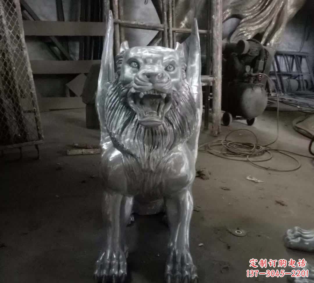 重庆不锈钢老虎雕塑经典的艺术品