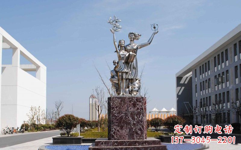 重庆不锈钢学生雕塑——记录学生成长的精美艺术品