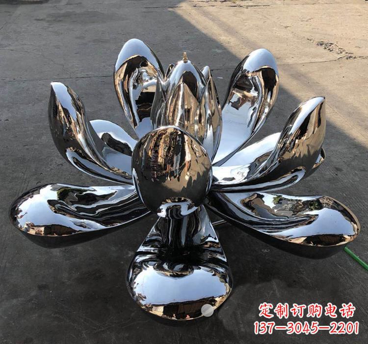 重庆不锈钢莲花雕塑精美优雅