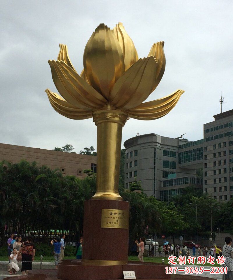 重庆不锈钢莲花雕塑——美丽的艺术见证