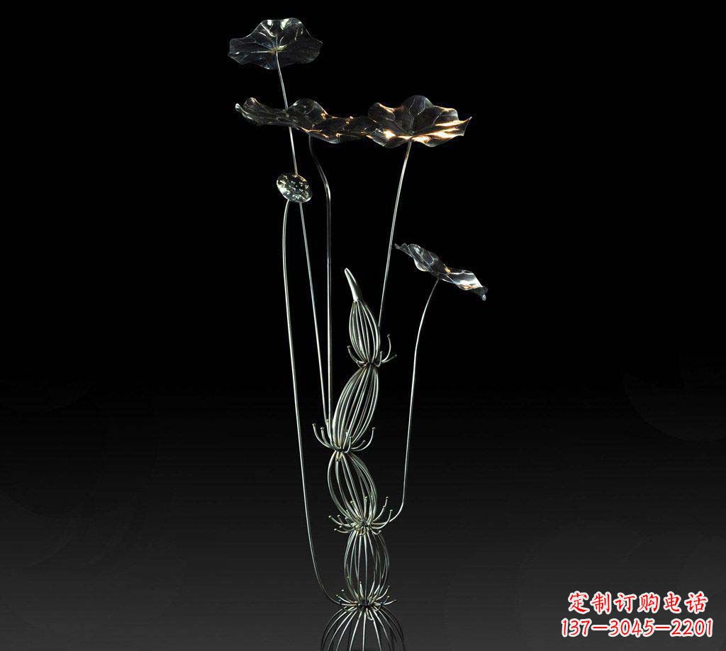 重庆不锈钢荷叶雕塑精致优雅的艺术宝藏