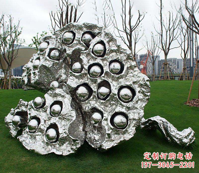 重庆不锈钢莲蓬雕塑——精美极致的艺术品