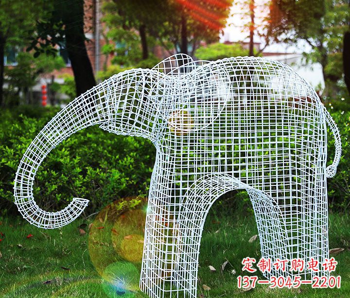 重庆不锈钢大象雕塑给城市带来美丽的艺术