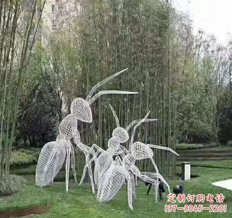 重庆不锈钢镂空蚂蚁雕塑艺术细节的精彩绝伦