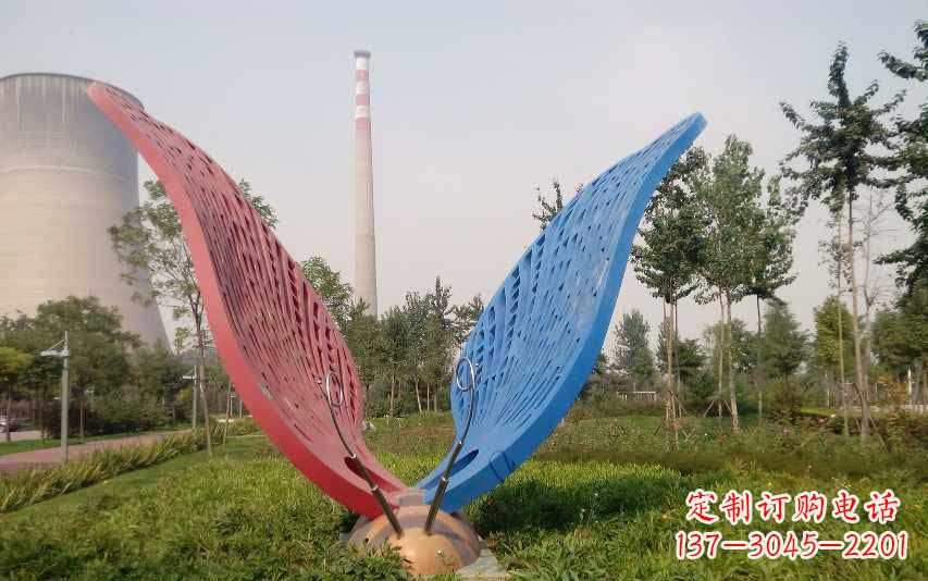 重庆不锈钢镂空七星瓢虫雕塑